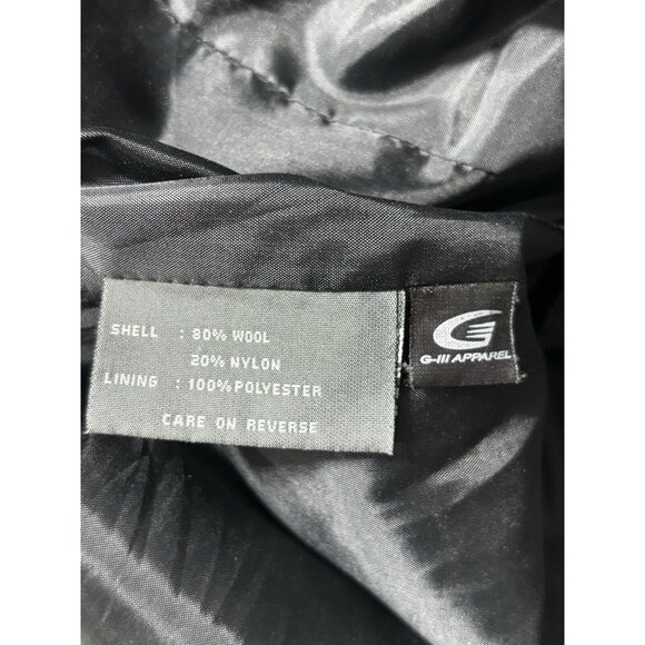 Kenneth Cole Reaction Wool Blend Military Style Gray Coat Womens Size 4 - Picture 7 of 7